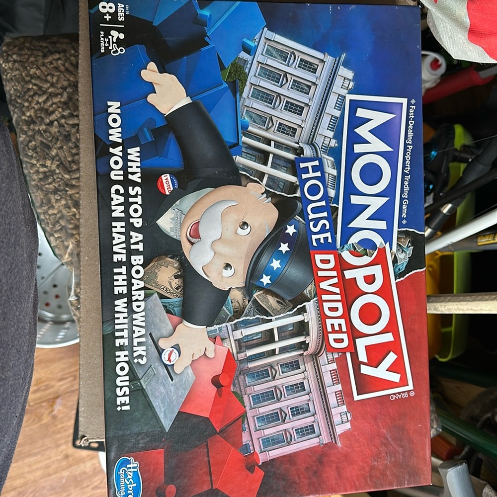 Monopoly House Divided Board Game